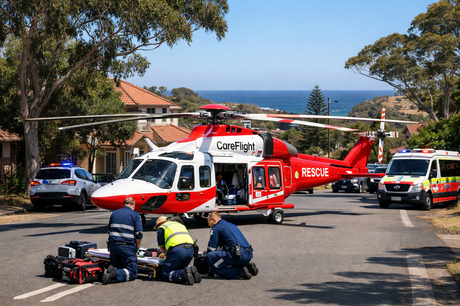 CareFlight Called After Roofer Falls Up to Seven Metres at Freshwater Worksite