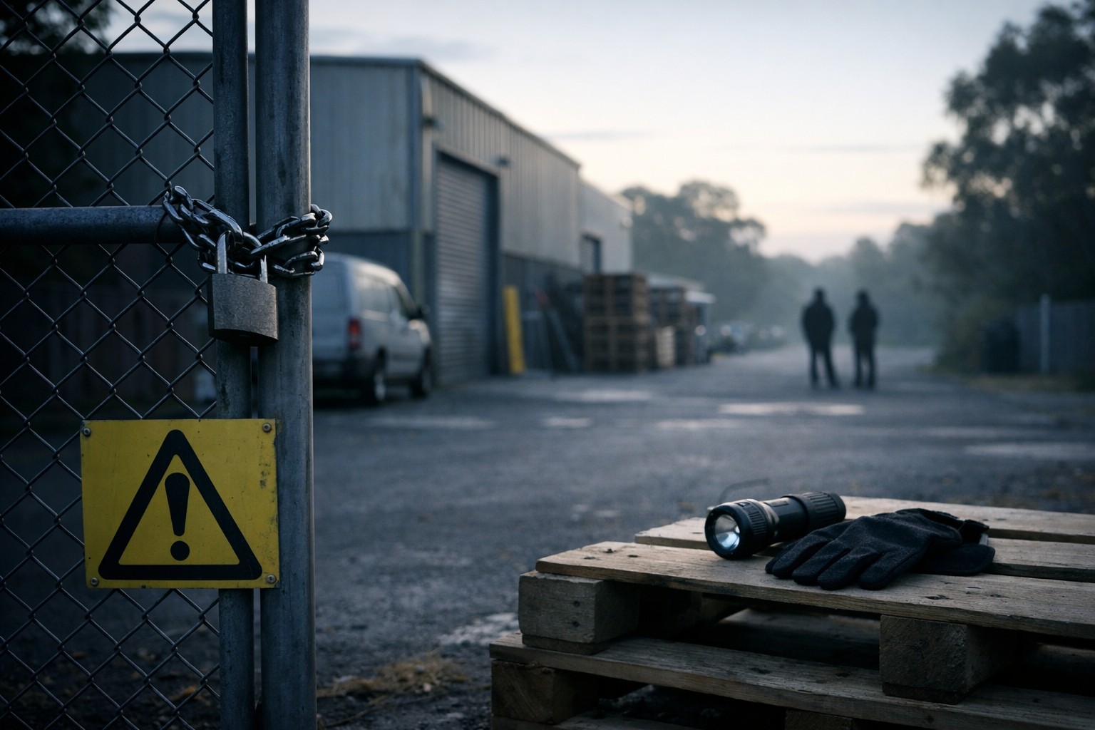 Workers threatened during early morning warehouse robbery at Terrey Hills