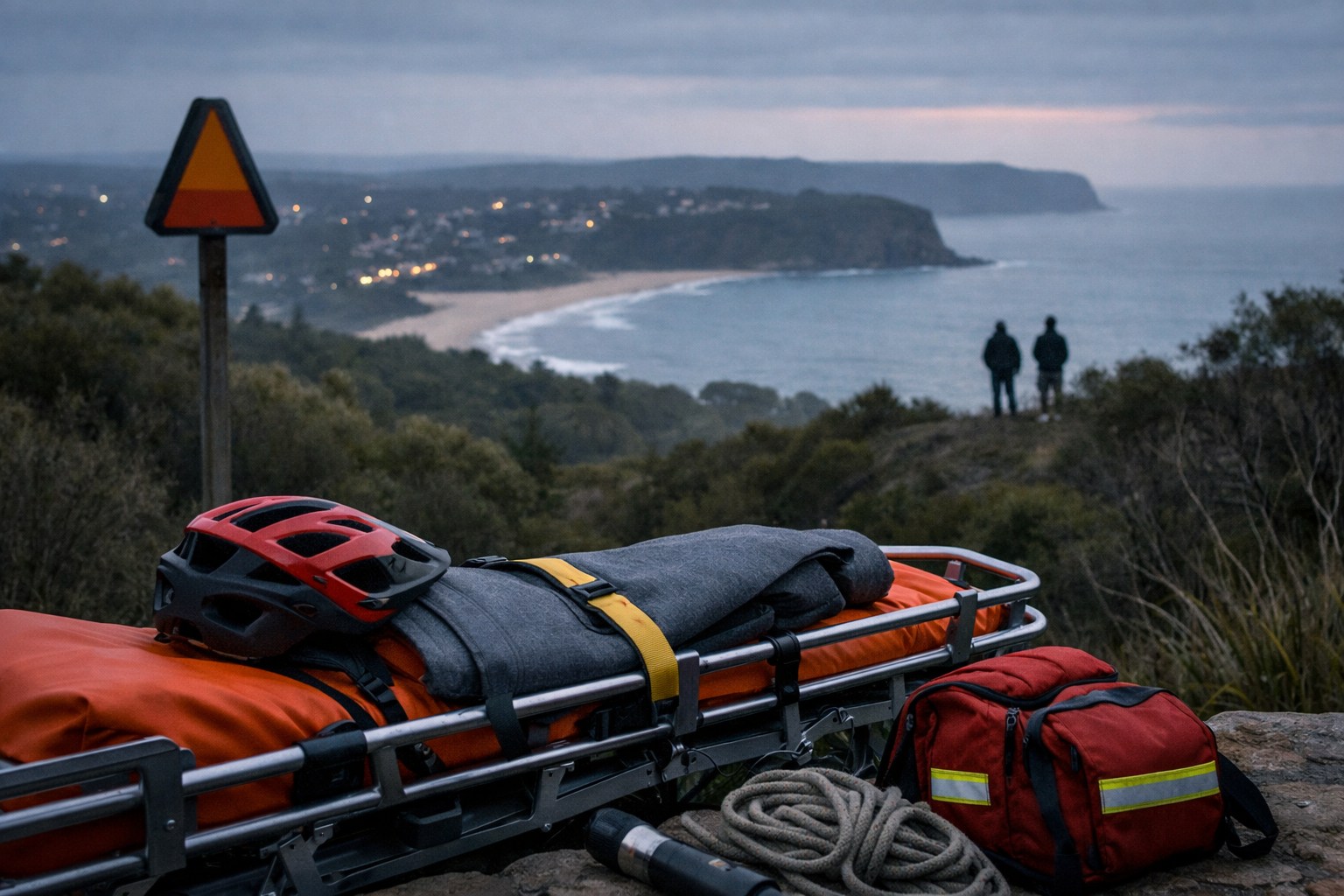 Mountain bike rider rescued from Ingleside trail after crash left him injured in fading light