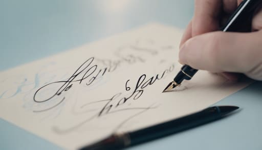 The Secret Meaning Behind Dreaming of Writing Fancy Cursive L