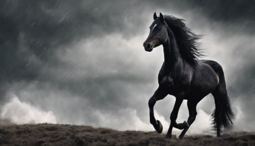 Dream symbol: black horse: demographics: Dreamers Who Are Dealing with Power Struggles or Authority Issues