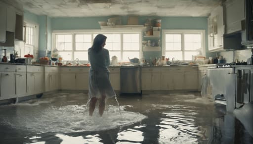 Dream symbol: flood: scenarios: Dream of Flood in the Kitchen