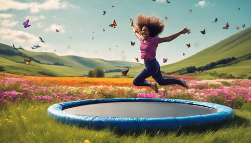 Dream symbol: jumping: scenarios: Dream of Jumping on a Trampoline