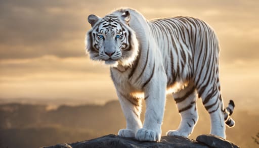 Dream symbol: white tiger: symbolism: Confidence and Courage