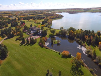 Luxury estate at Gadsby Lake Road, Lacombe County, AB — photo 35