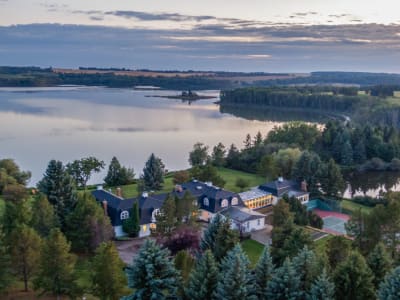 Luxury estate at Gadsby Lake Road, Lacombe County, AB — photo 14