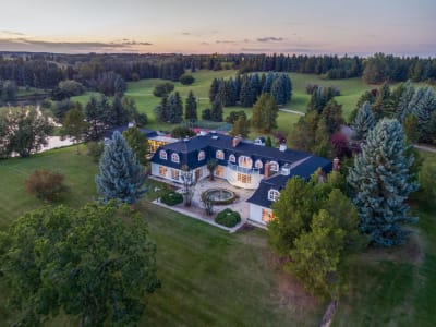 Luxury estate at Gadsby Lake Road, Lacombe County, AB — photo 34