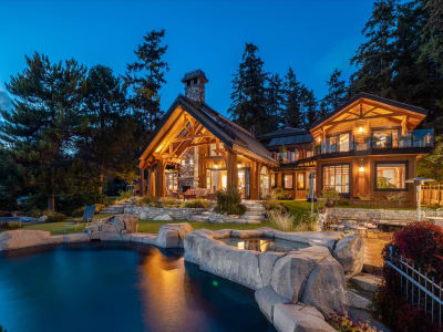 Luxury estate at 5871 Sunshine Coast Highway, Sechelt, BC — photo 1