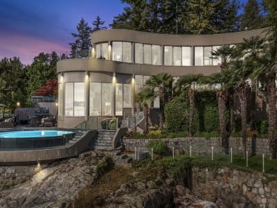 Luxury estate at 3912 Marine Drive, West Vancouver, BC — photo 2