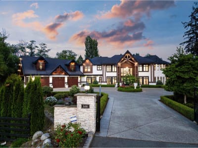 Luxury estate at 8486 Harvie Road, Surrey, BC — photo 1