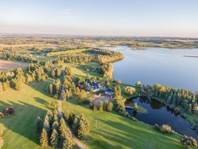 Luxury estate at Gadsby Lake Road, Lacombe County, AB — photo 1