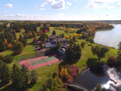 Luxury estate at Gadsby Lake Road, Lacombe County, AB — photo 32