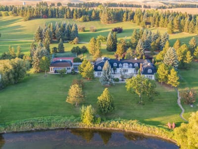 Luxury estate at Gadsby Lake Road, Lacombe County, AB — photo 25