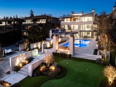 Luxury estate at 13386 Marine Drive, Surrey, BC — photo 1