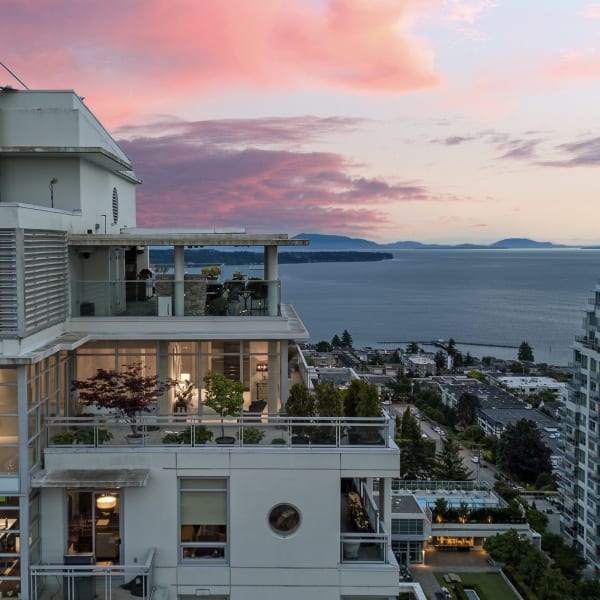 2-bedroom luxury home in PH2 1473 Johnston Road, White Rock, BC