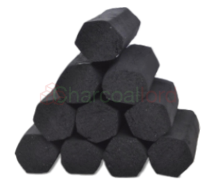 Hexagonal Charcoal Briquettes