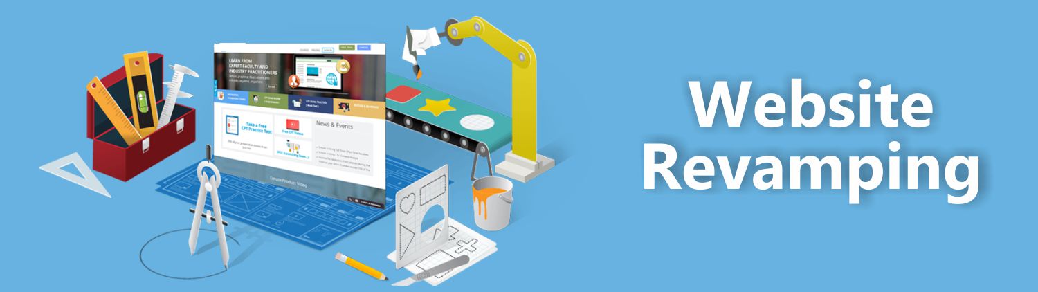 Website revamping company 1 website revamping banner
