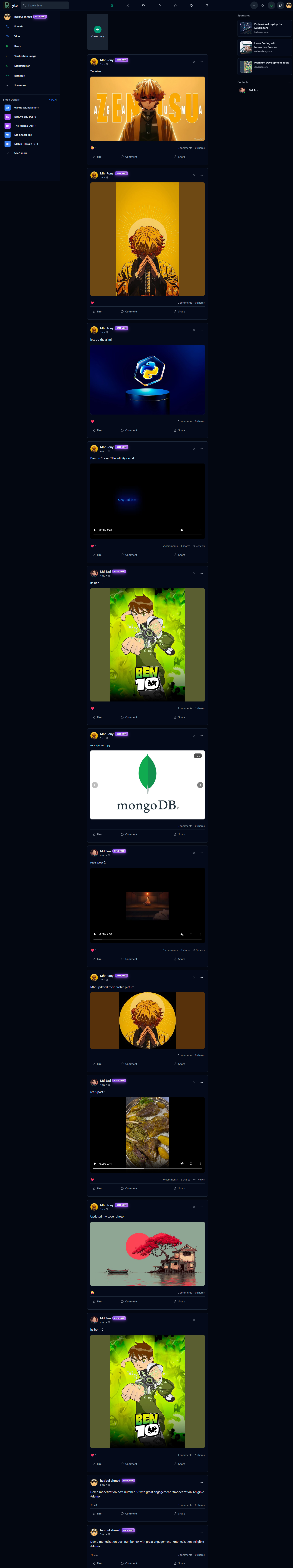 Social Media App - Full Stack Web Application