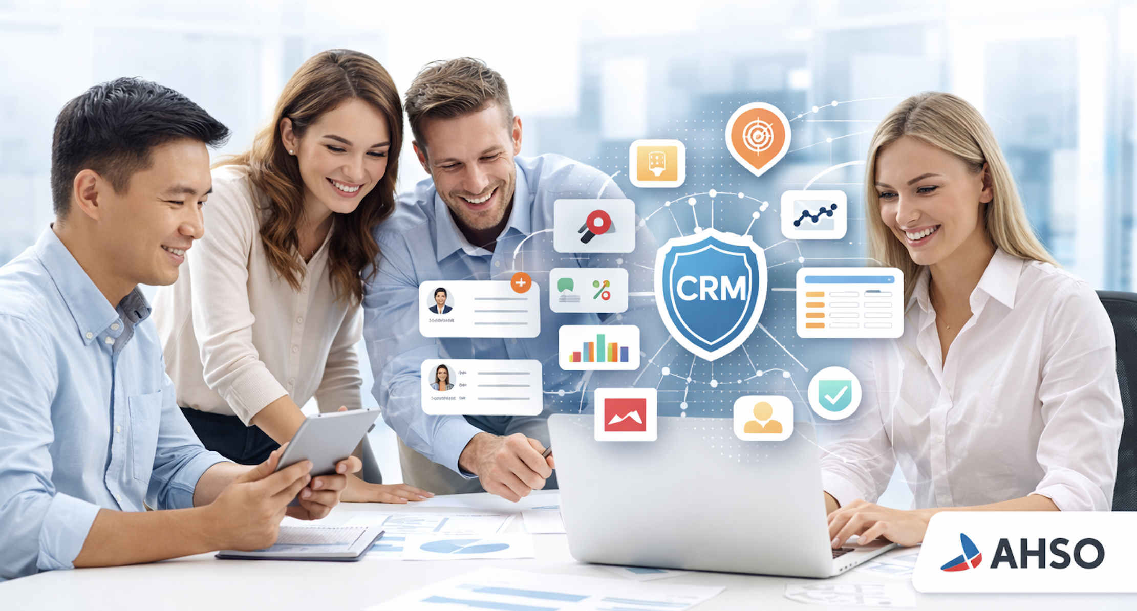 Phần mềm CRM – Giải pháp quản lý quan hệ khách hàng toàn diện cho doanh nghiệp của AHSO