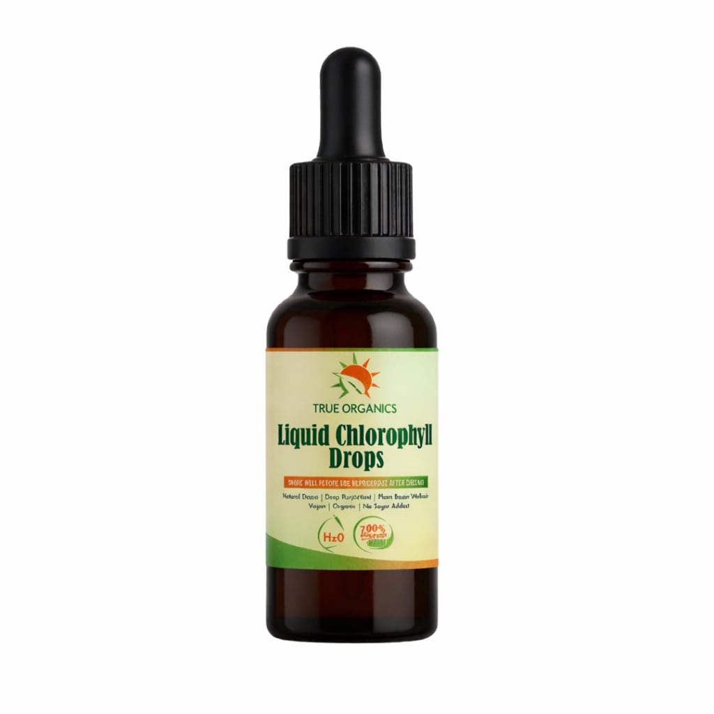 Liquid chlorophyll drops each 20 ml