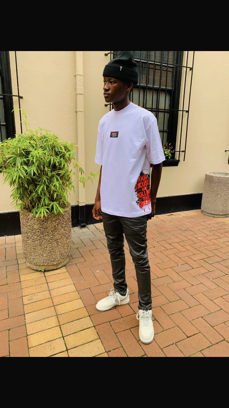 Combo:Oversize T-shirt & Wax Jean