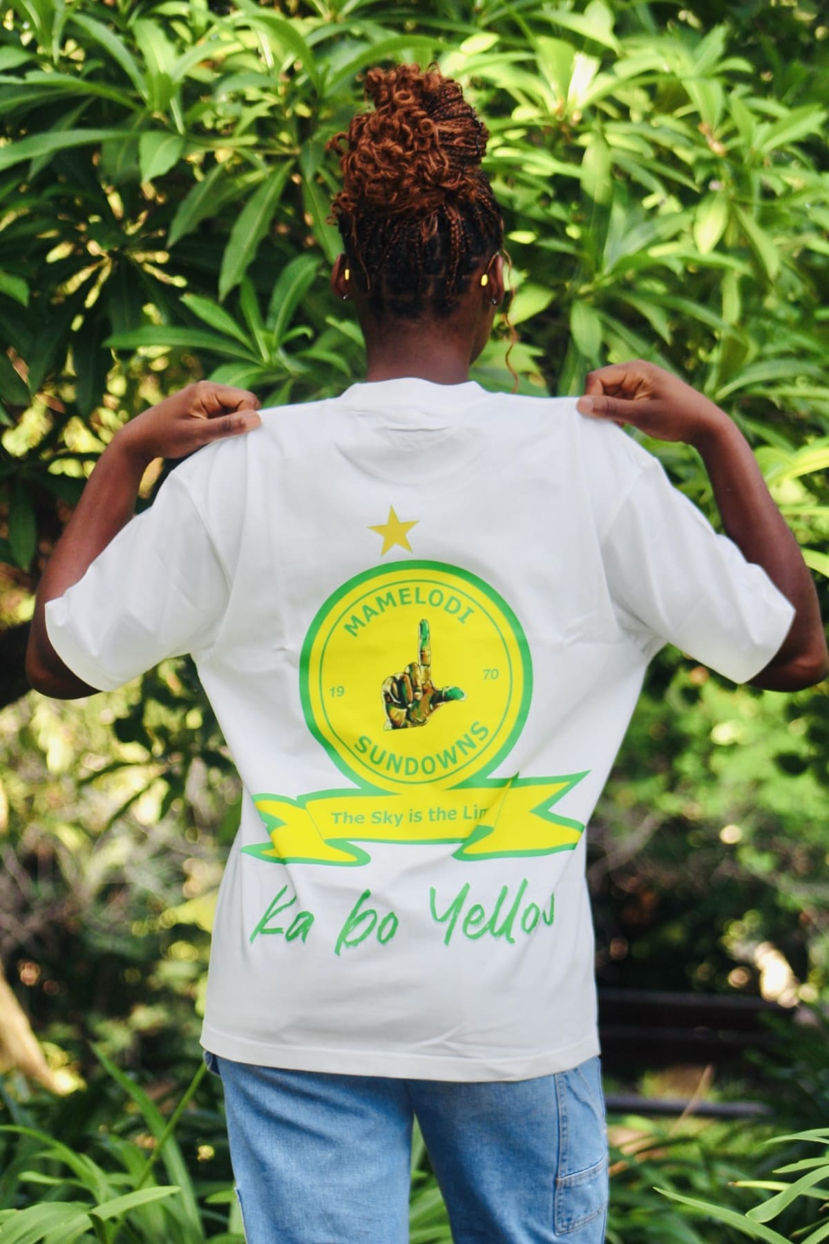 Sonke meets Sundowns white tee