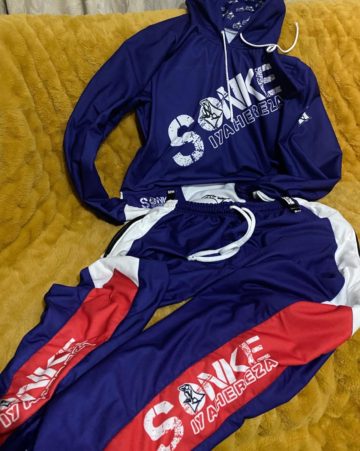 Blue Sonke Siyahereza track suit