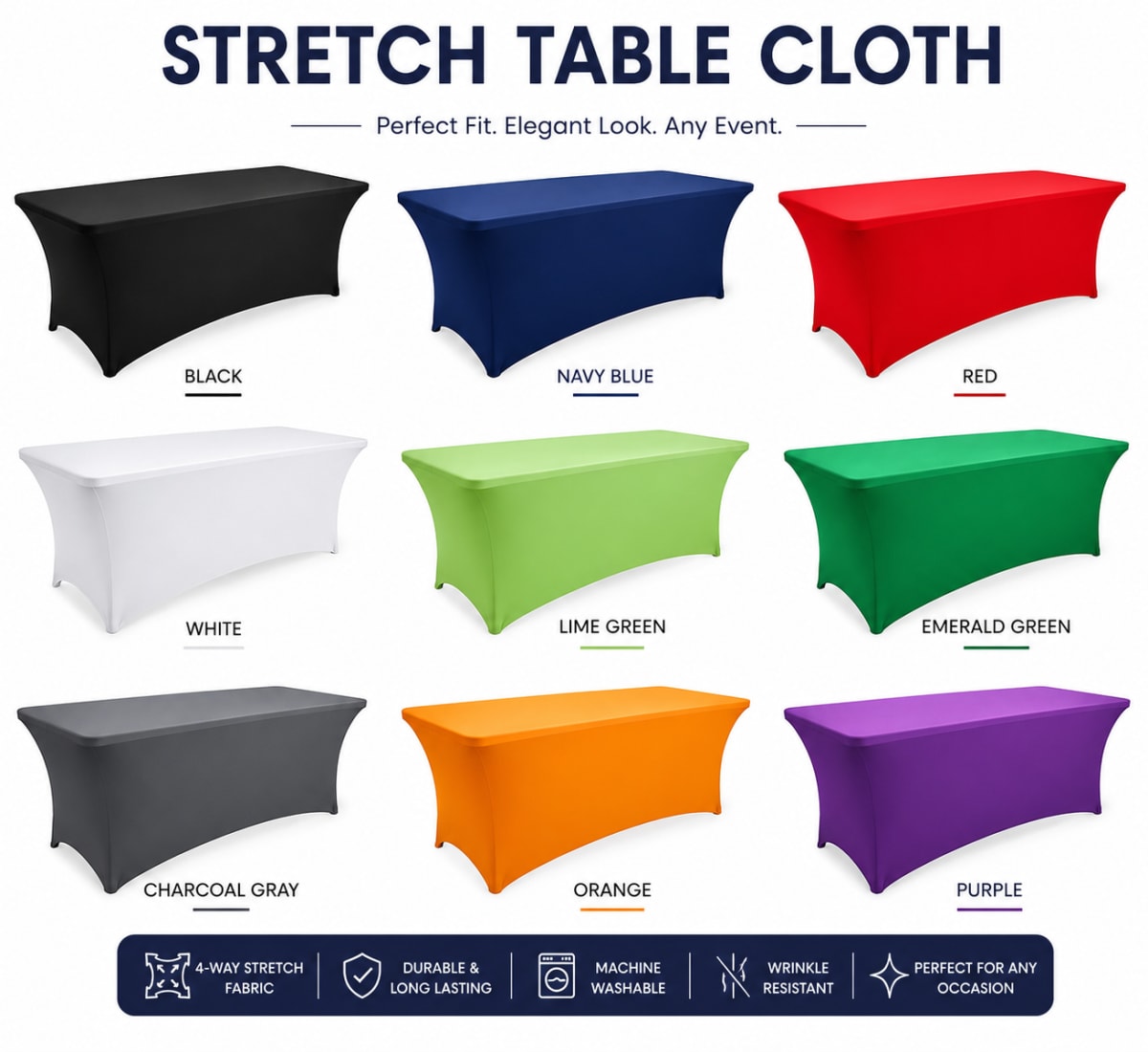 Stretch table cloth