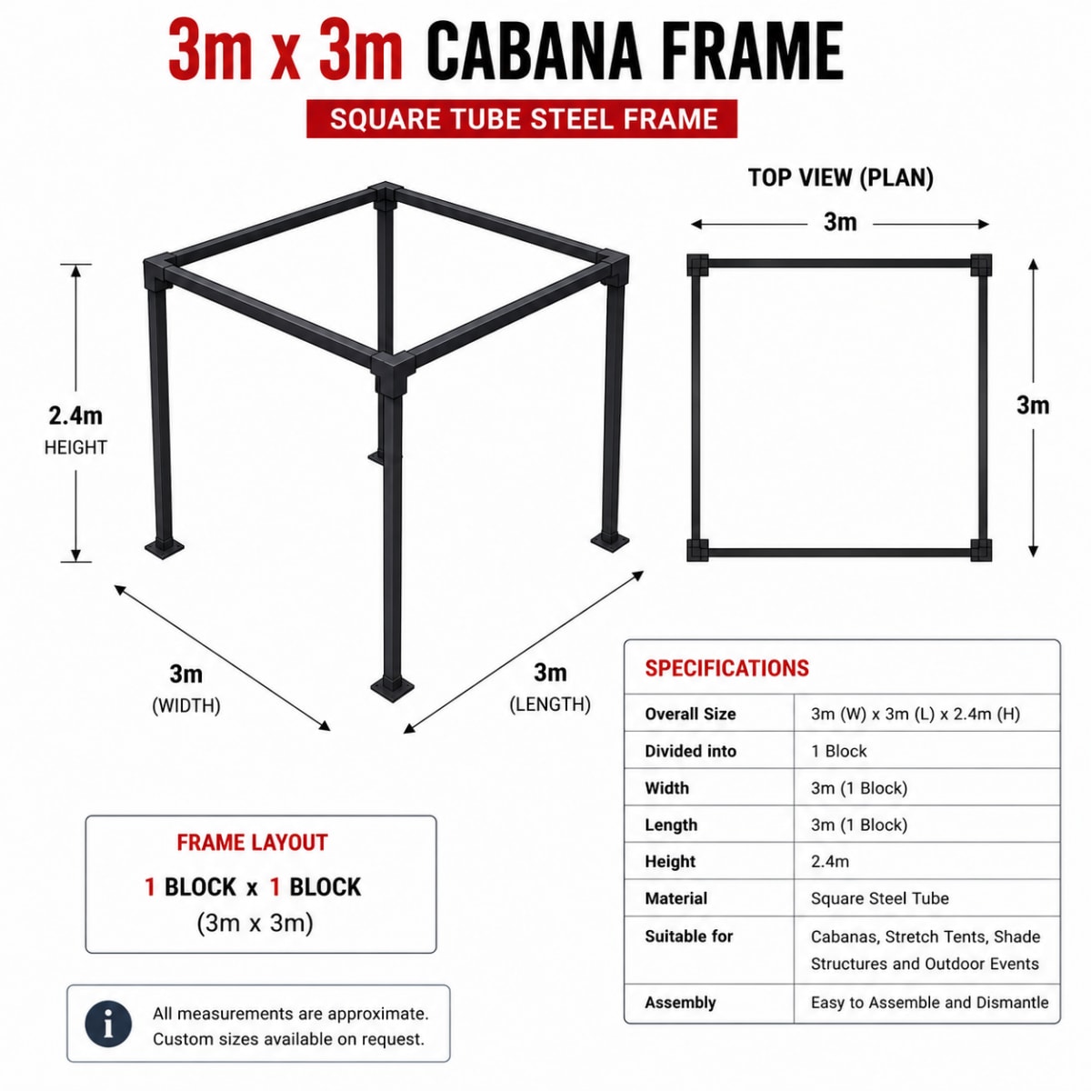3x3 frame