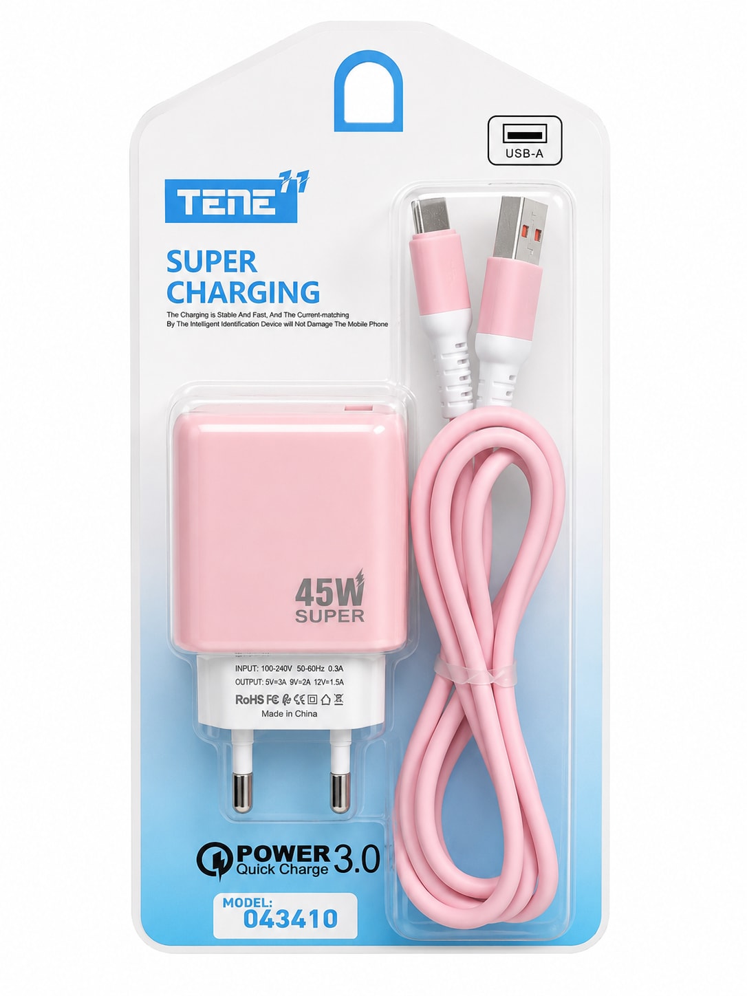 45W USB charger adapter to Type-c phones.