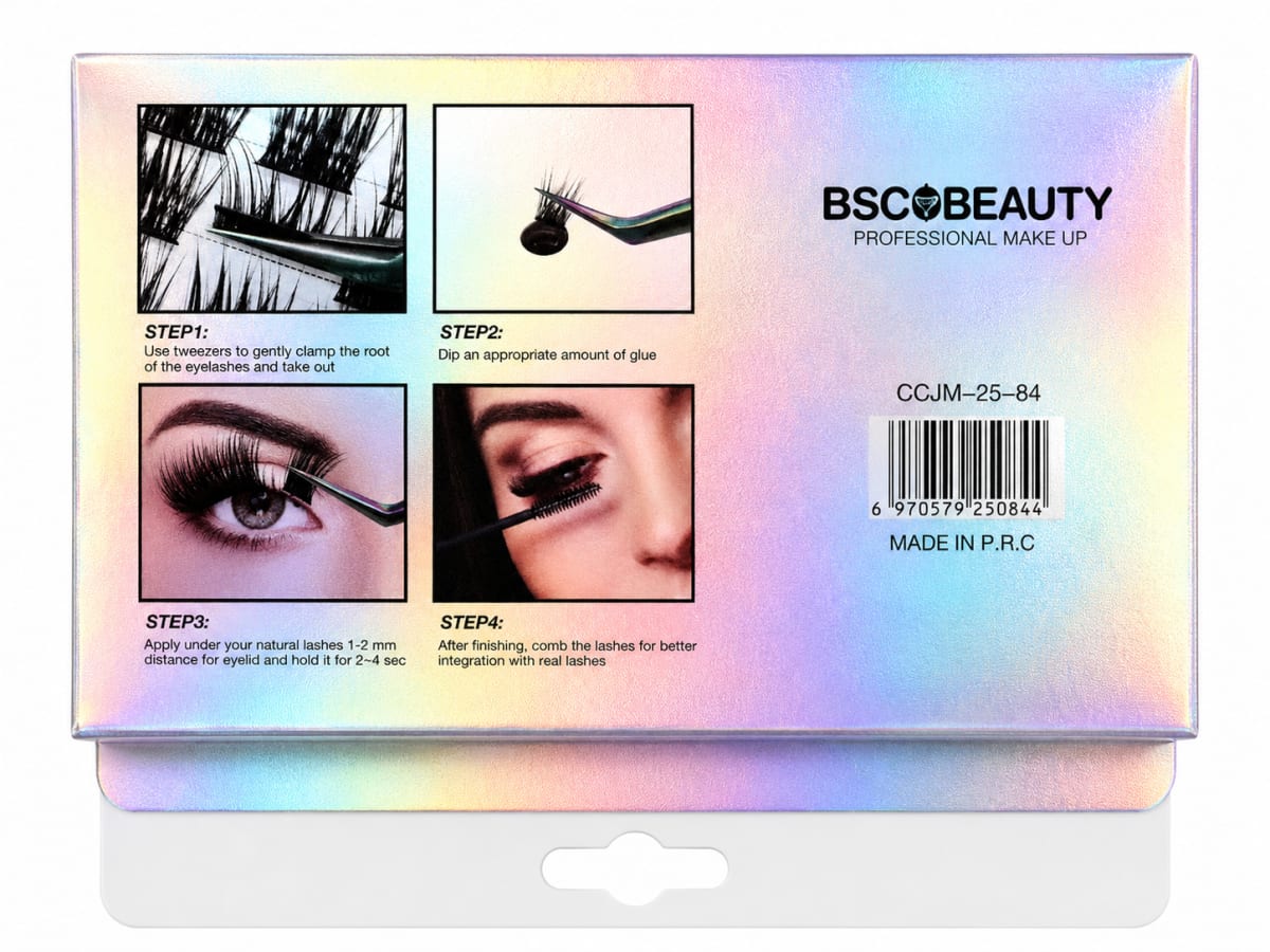 BSCO Beauty Premium Cluster False Eyelashes – 80P