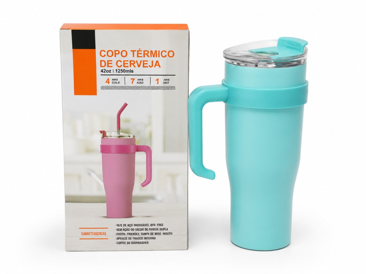 42oz Vacuum Insulated Tumbler with Handle