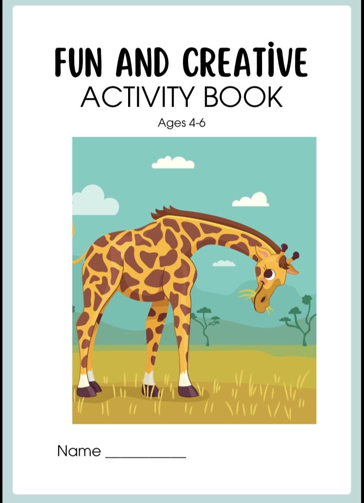 Activity book (ages 4 -6)