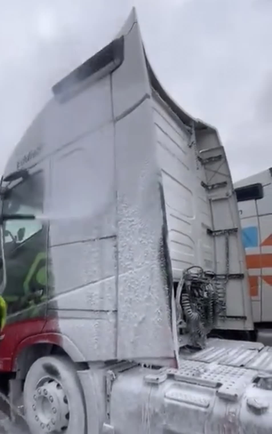 Truck with trailer