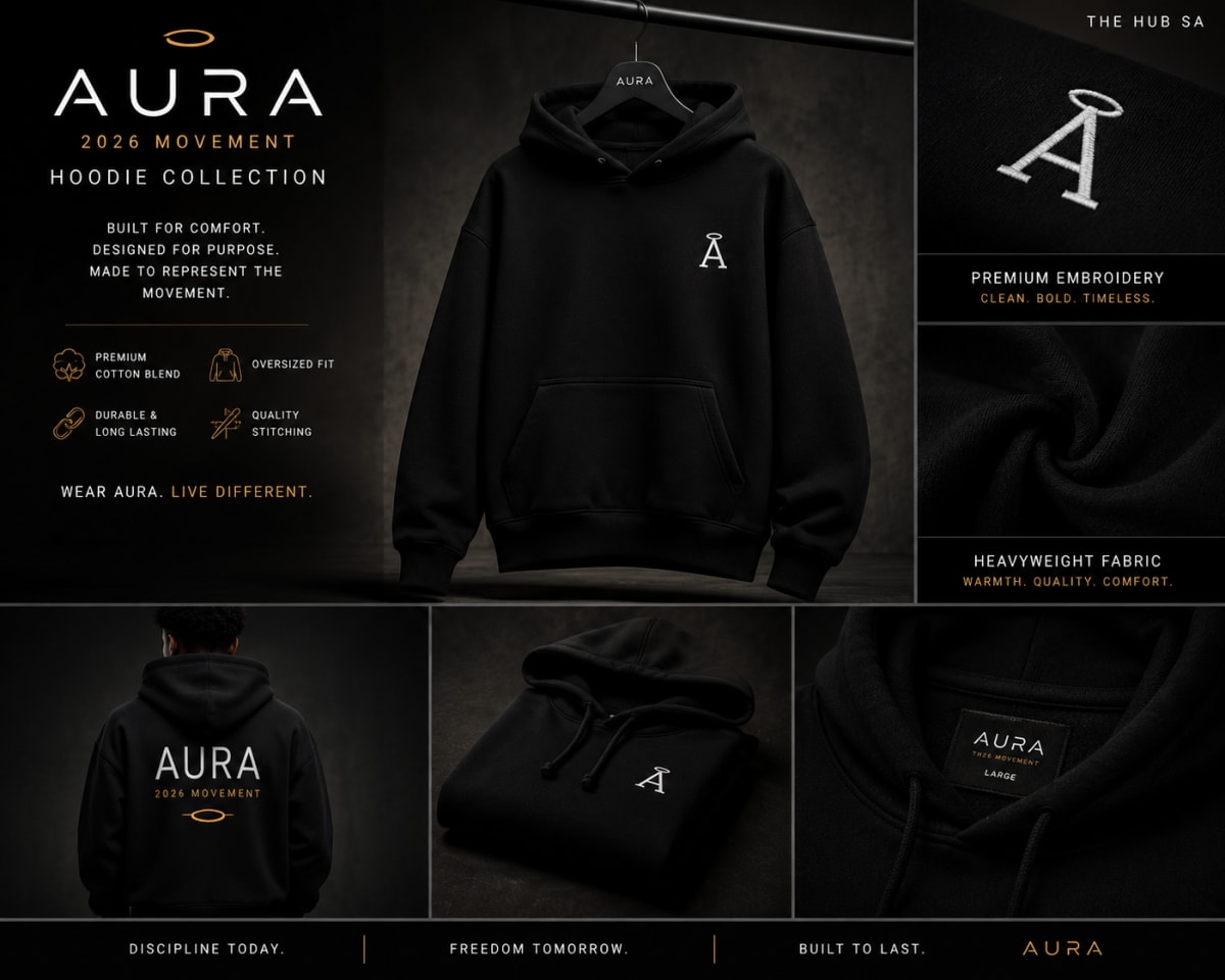 AURA streetware hoodie