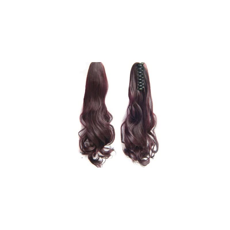 Brown clawgrip ponytail