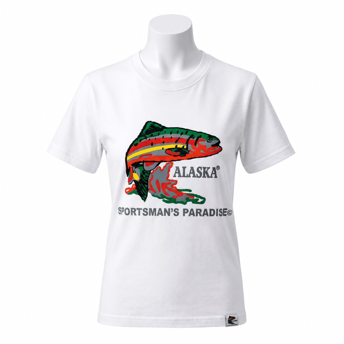 Alaska White Short Sleeve T-shirt