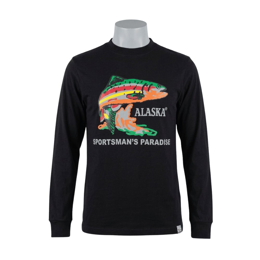Alaska Black Long Sleeve T-shirt