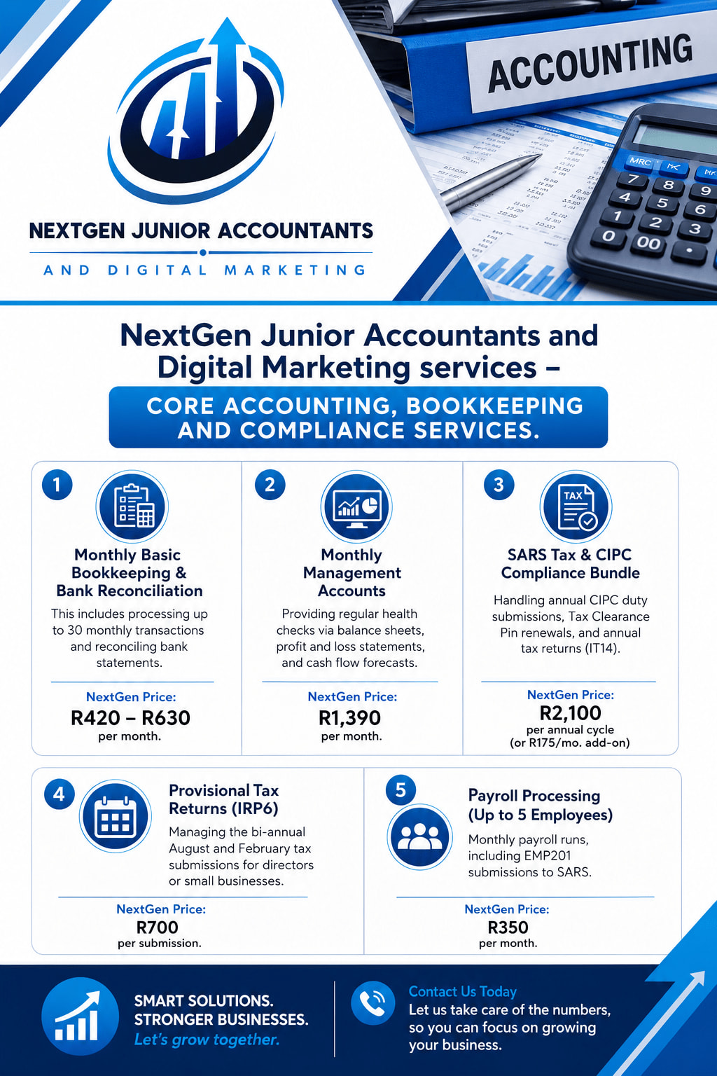 ACCOUNTING, BOOKKEEPING AND TAX SERVICES