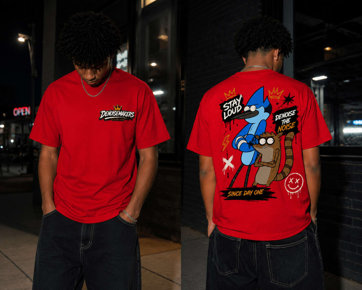 DENOISEMAKERS T-SHIRT (Red)