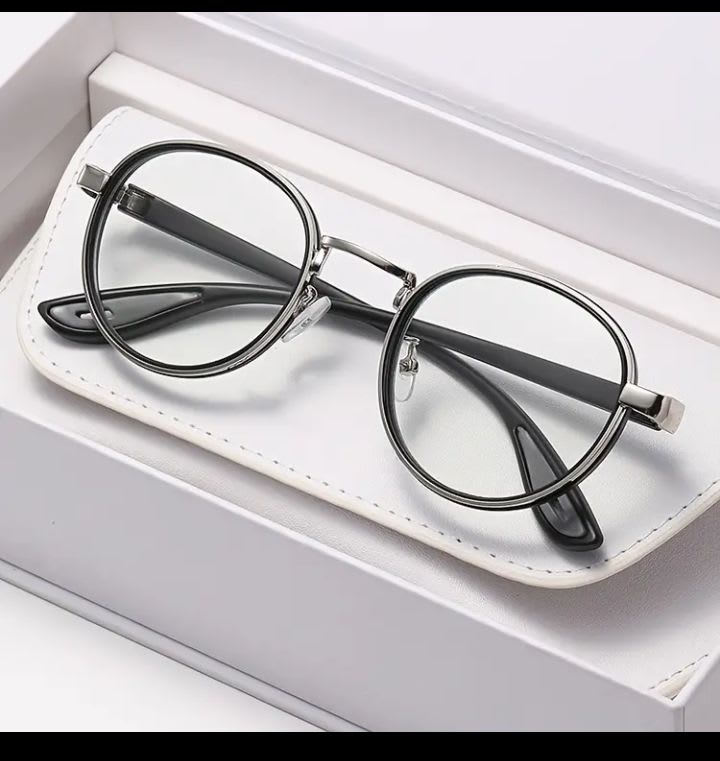 Vintage y2k round PC frame glasses unisex