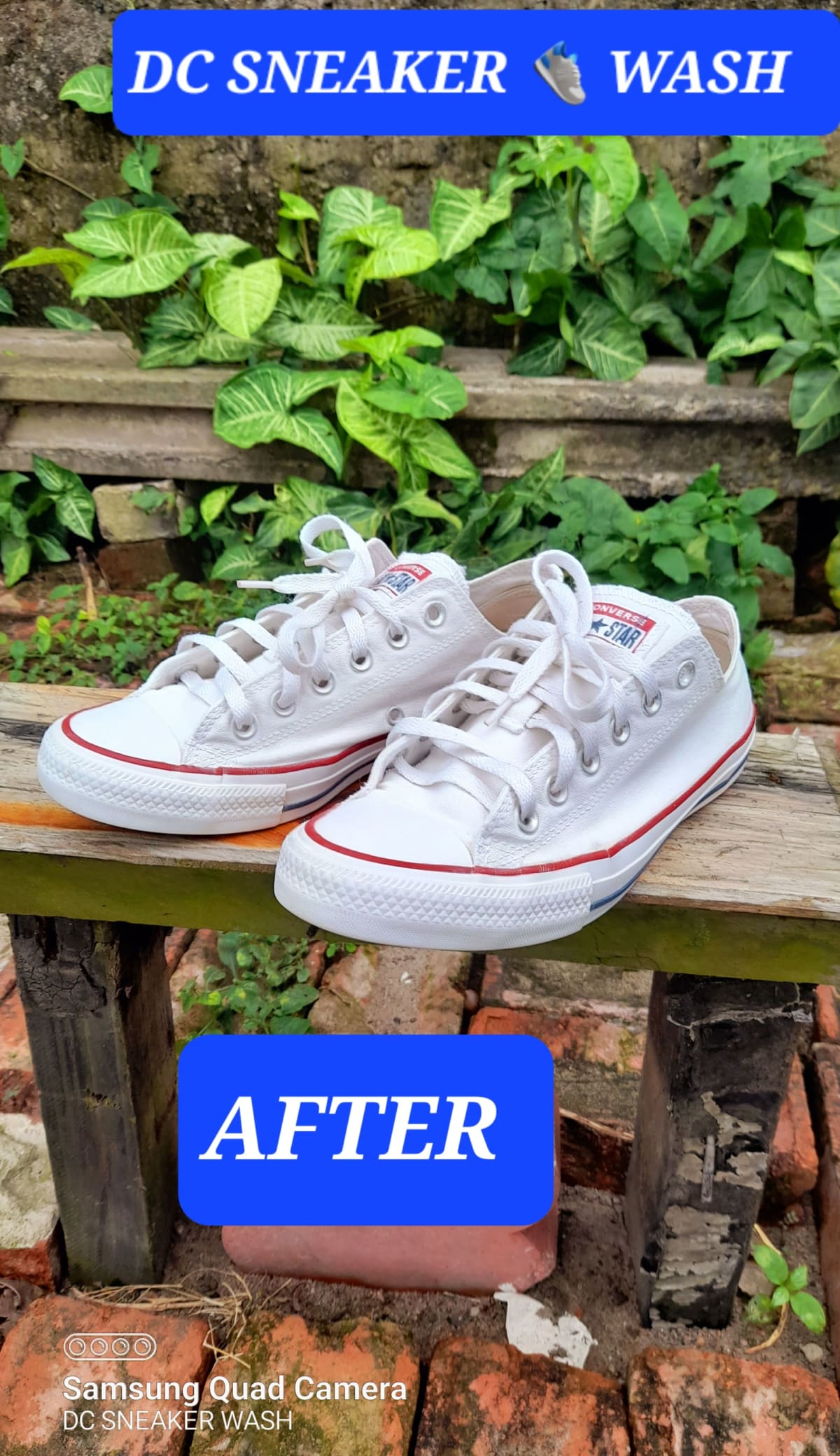 WHITE SNEAKER WASH