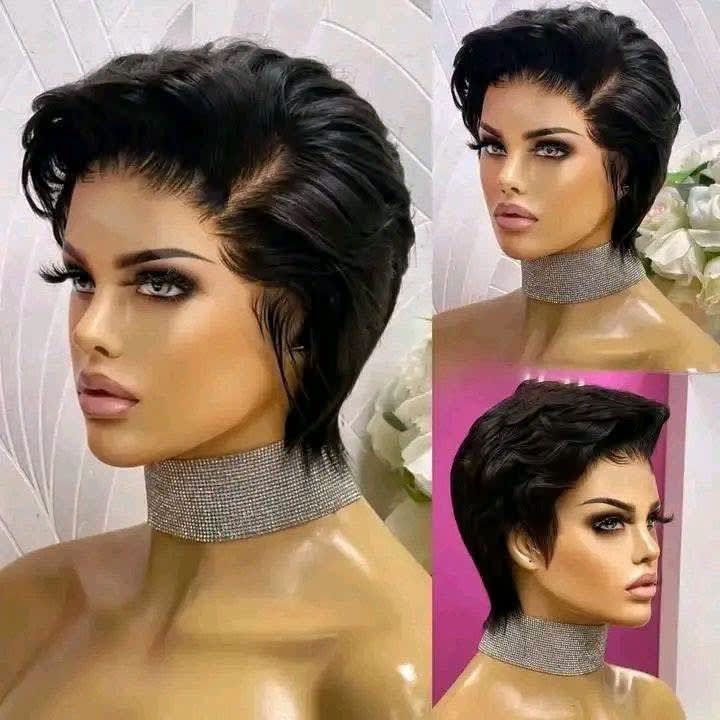 Pixie cut wig
