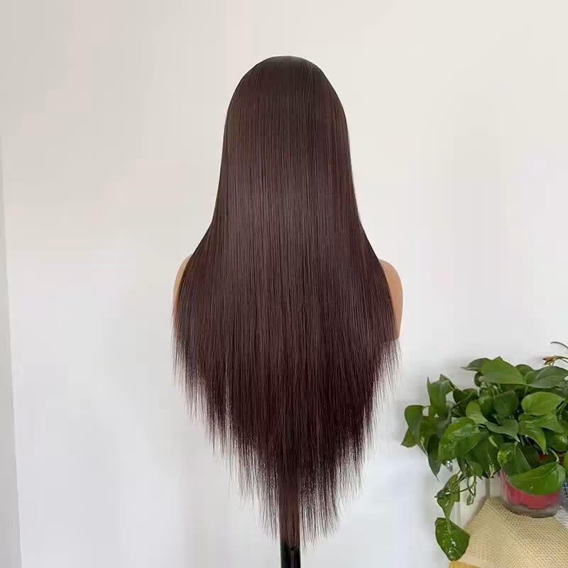24 inch brown straight hair