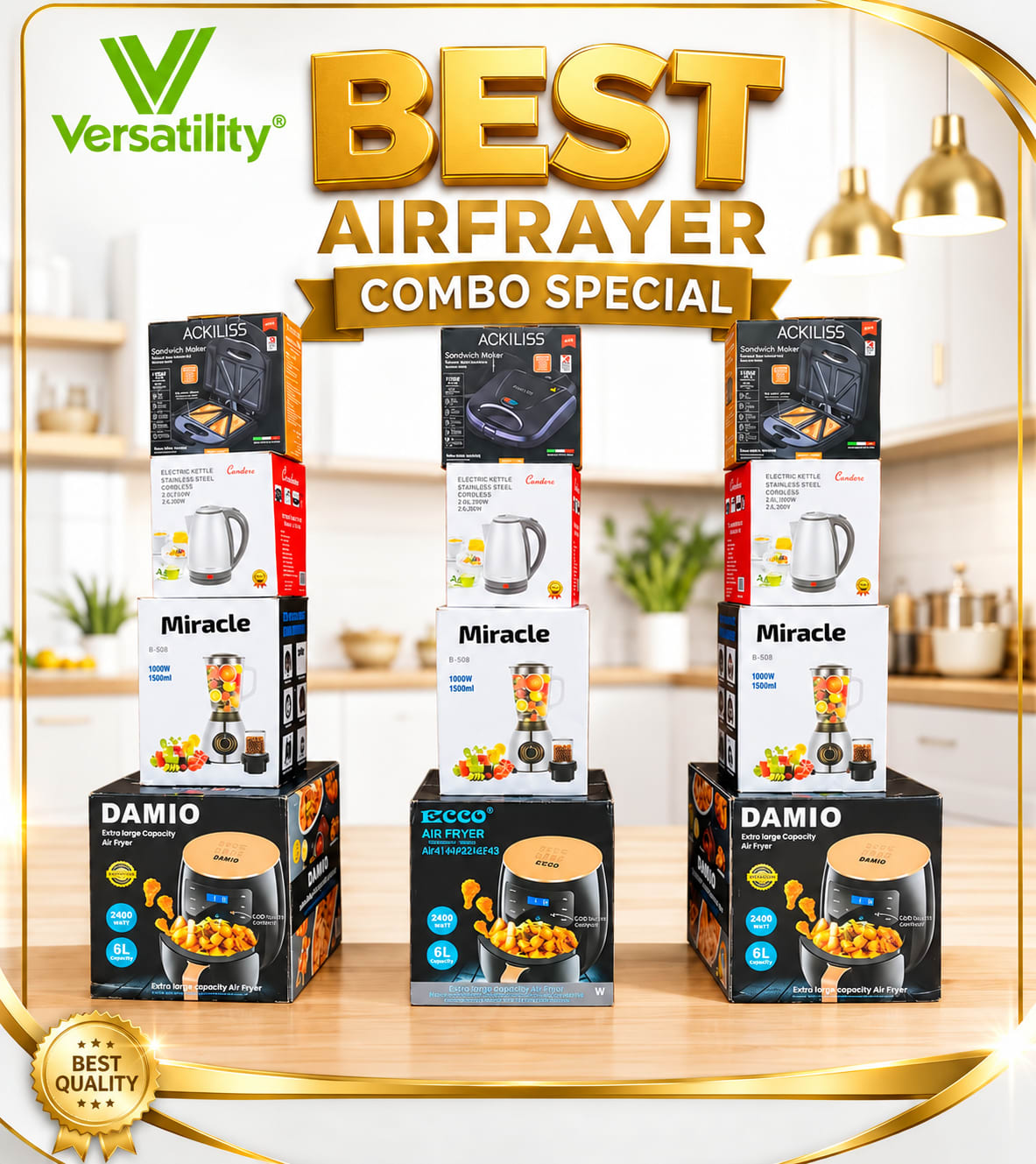 4-in-1 / 5-in- 1 Kitchen Combo Deal
