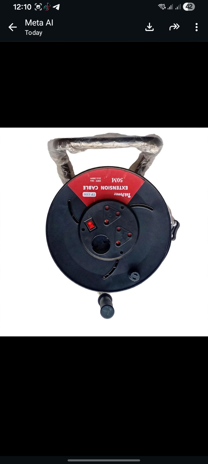 30 metre extension reel