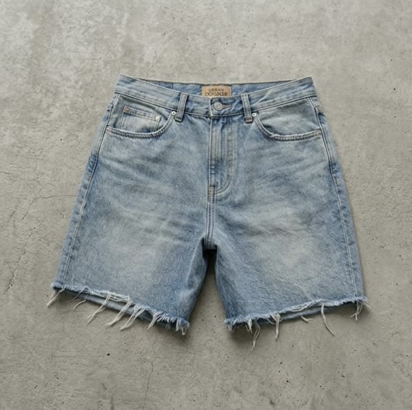 Frayed Denim Jorts