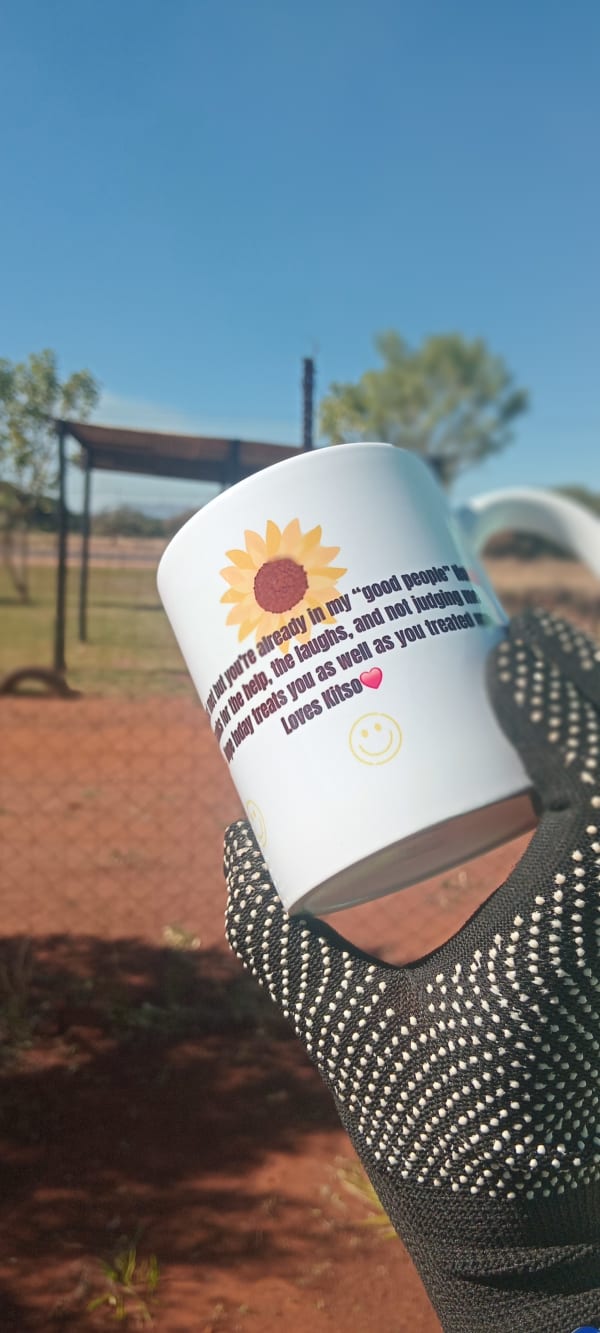 Personalized white mug