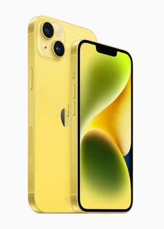 Yellow iphone 14