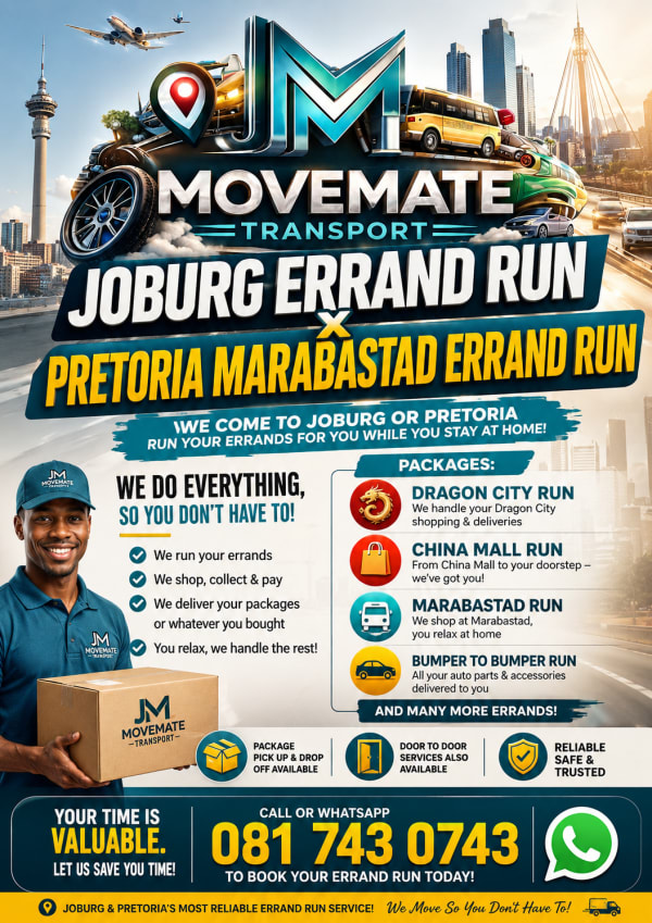 Parcel delivery and Errand run